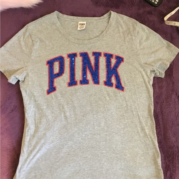Pink By Victoria Secret Heather Grey Tee - Picture 13 of 15